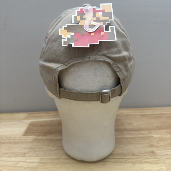 NWT Bioworld Super Mario Brothers 8 Bit Strapback Hat Gaming Baseball Cap OSFM - Picture 5 of 13